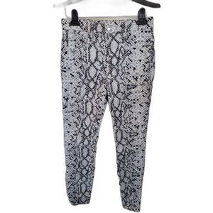 Good American Good Waist Snake Print Skinny Jeans